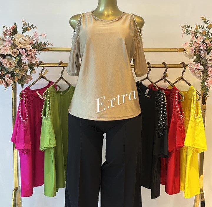 Blusa satinada