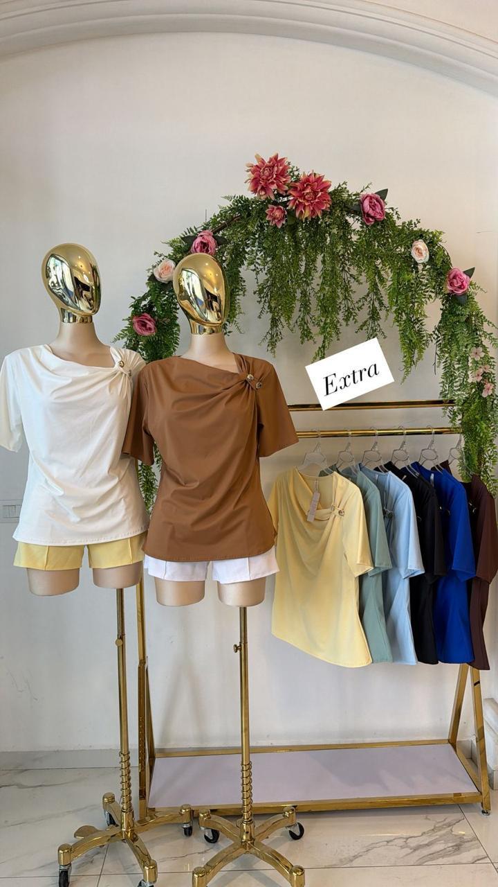 Blusa detalle lateral