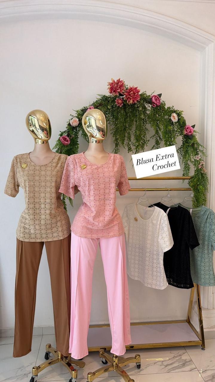 Blusa crochet
