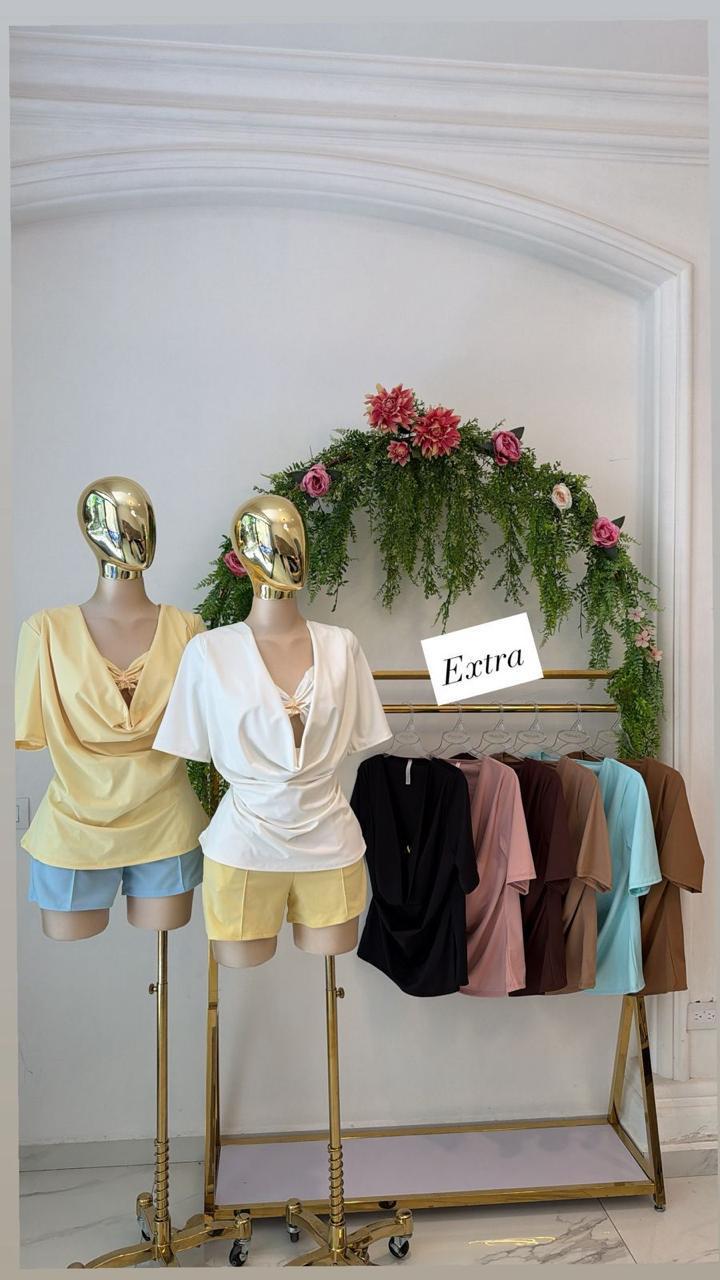 Blusa escotada